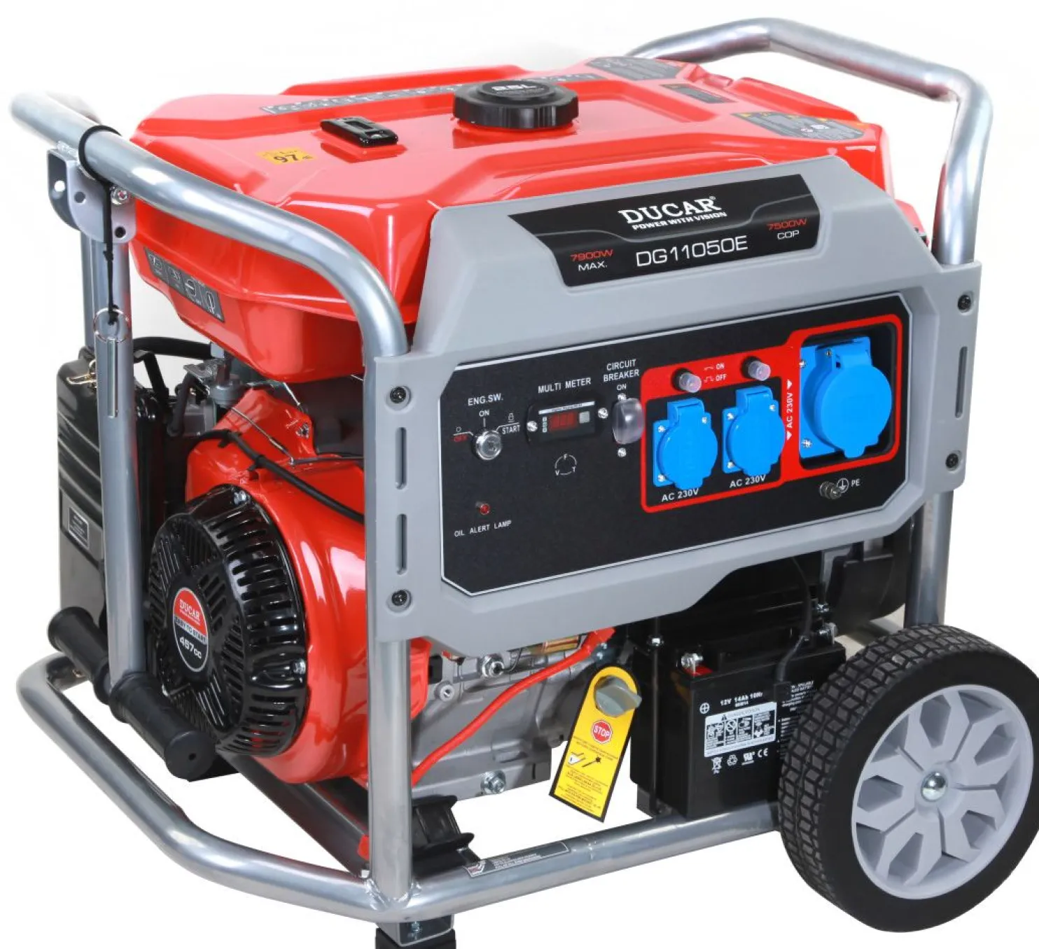 Aggregaatti Ducar DG11050 7500 W