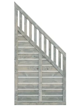 Aitaelementti Palmako Helis 3/Marit 3 180/90x90 cm painekyllästetty harmaa 5 kpl/pkt