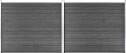 Aitapaneelisarja WPC 353x146 cm musta