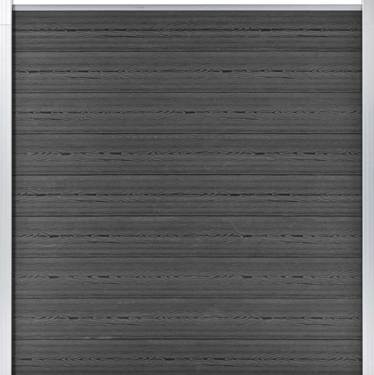 Aitapaneeli WPC 180x186 cm musta