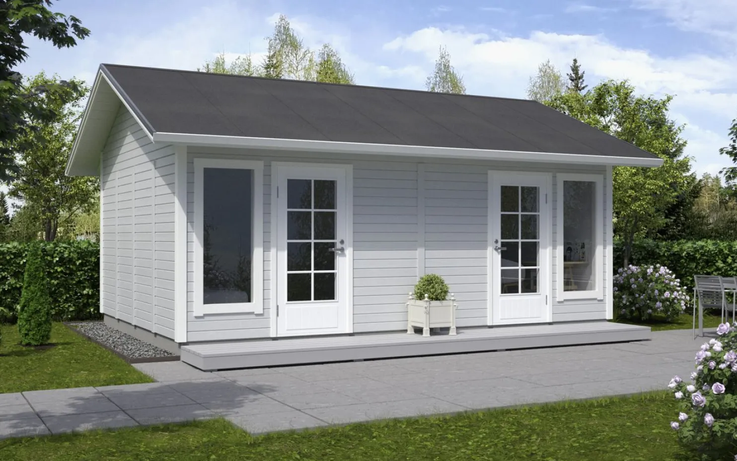 Aitta Timburg E17 6040x4240 mm 25.61 m² puuvalmis