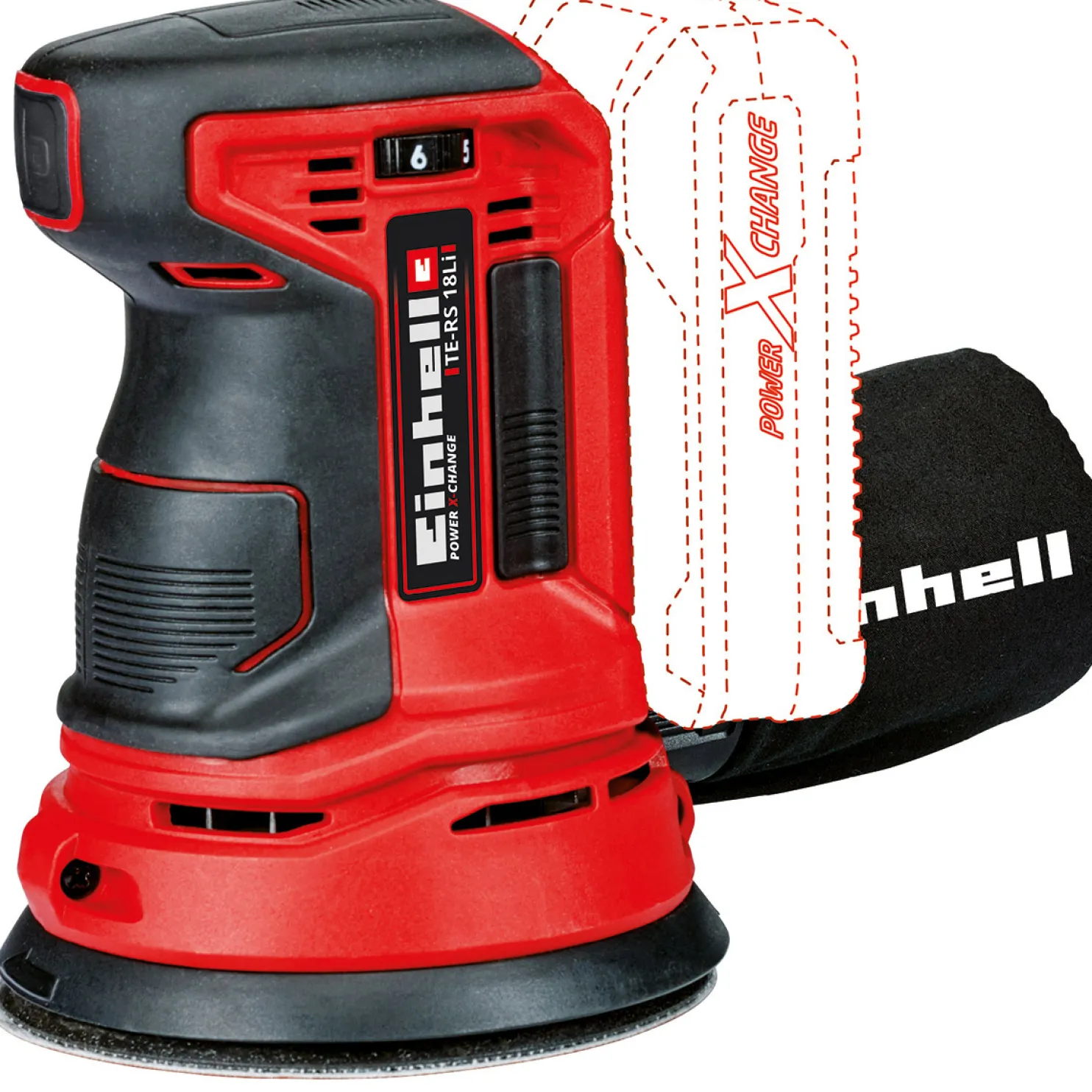 Akkuepäkeskohiomakone Einhell TE-RS 18 Li Solo 18 V