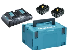 Akkupaketti Makita LXT 18V PowerPack 2x6,0 Ah ja DC18RD + Makpac
