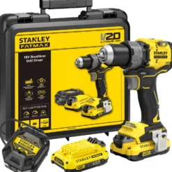 Akkuporakone Stanley Fatmax V20 SFMCD725D2K-QW 18V 2x2,0 Ah akuilla + salkku