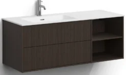 Allaskaappi altaalla Svedbergs Epos, 120x45cm, vasen, 2+0 ltk, push-open, eri vaihtoehtoja