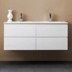 Allaskaappi Bathlife Eufori 1200 valkoinen 1200x500x460 mm