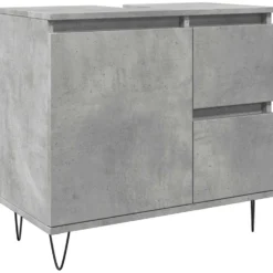 Allaskaappi betoninharmaa 65x33x60 cm (57225)