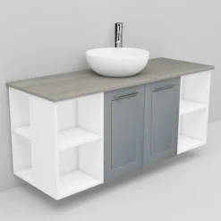 Allaskaappi ja Coast-allas Noro Flexline 149 1200 mm marmoritaso eri värejä