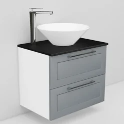 Allaskaappi ja Loop-allas Noro Flexline 14 600 mm musta taso eri värejä