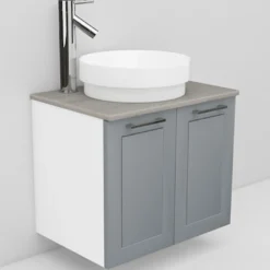 Allaskaappi ja Peak-allas Noro Flexline 4 600 mm marmoritaso eri värejä