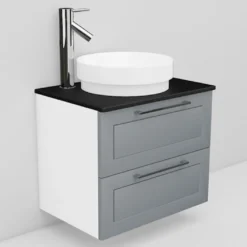Allaskaappi ja Peak-allas Noro Flexline 15 600 mm musta taso eri värejä