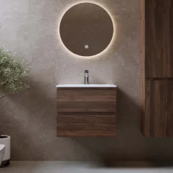 Allaskaappi pesualtaalla Bathlife Eufori, pähkinä, eri kokoja