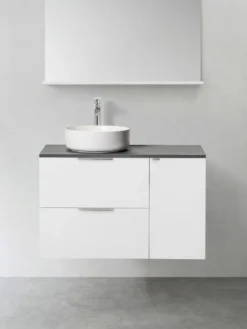 Allaskaluste Hafa Shape ja sivumoduuli 300 soft close mattavalkoinen eri kokoja