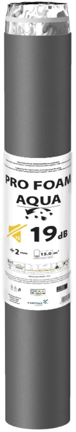 Alusmateriaali Karitma Pro Foam Aqua, 2mm, 60kPA, 15m²/rulla