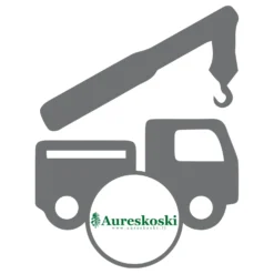 Aureskoski toimitus perille kuorman purku nosturilla