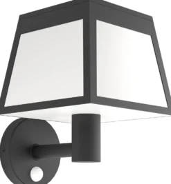 Aurinkokennoseinävalaisin Eglo Altilia, musta/valkoinen