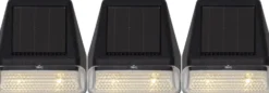 Aurinkokennoseinävalaisin Star Trading Wally Mini, 70x40x75mm, 3kpl, musta