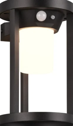 Aurinkokennoseinävalaisin Trio Carmo, liiketunnistin + hämärätunnistin, antrasiitti