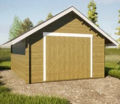 Autotalli LP Garden AT22L, 22m², yhden auton