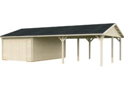 Autotalli Palmako Roger, puuovilla, 19,0+33,2 m2 FR44-9857-2