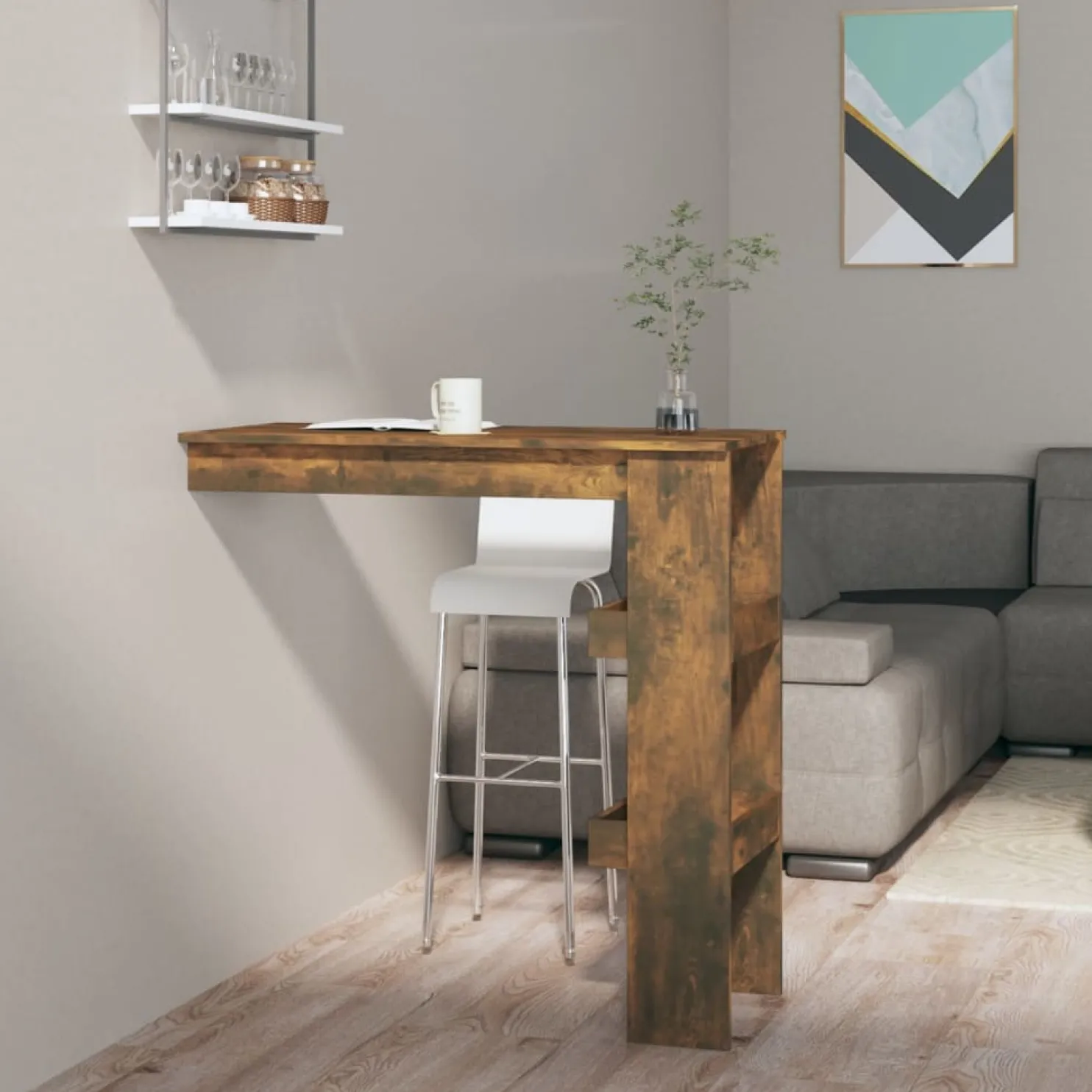 Baaripöytä seinälle 102x45x103,5cm, eri värejä