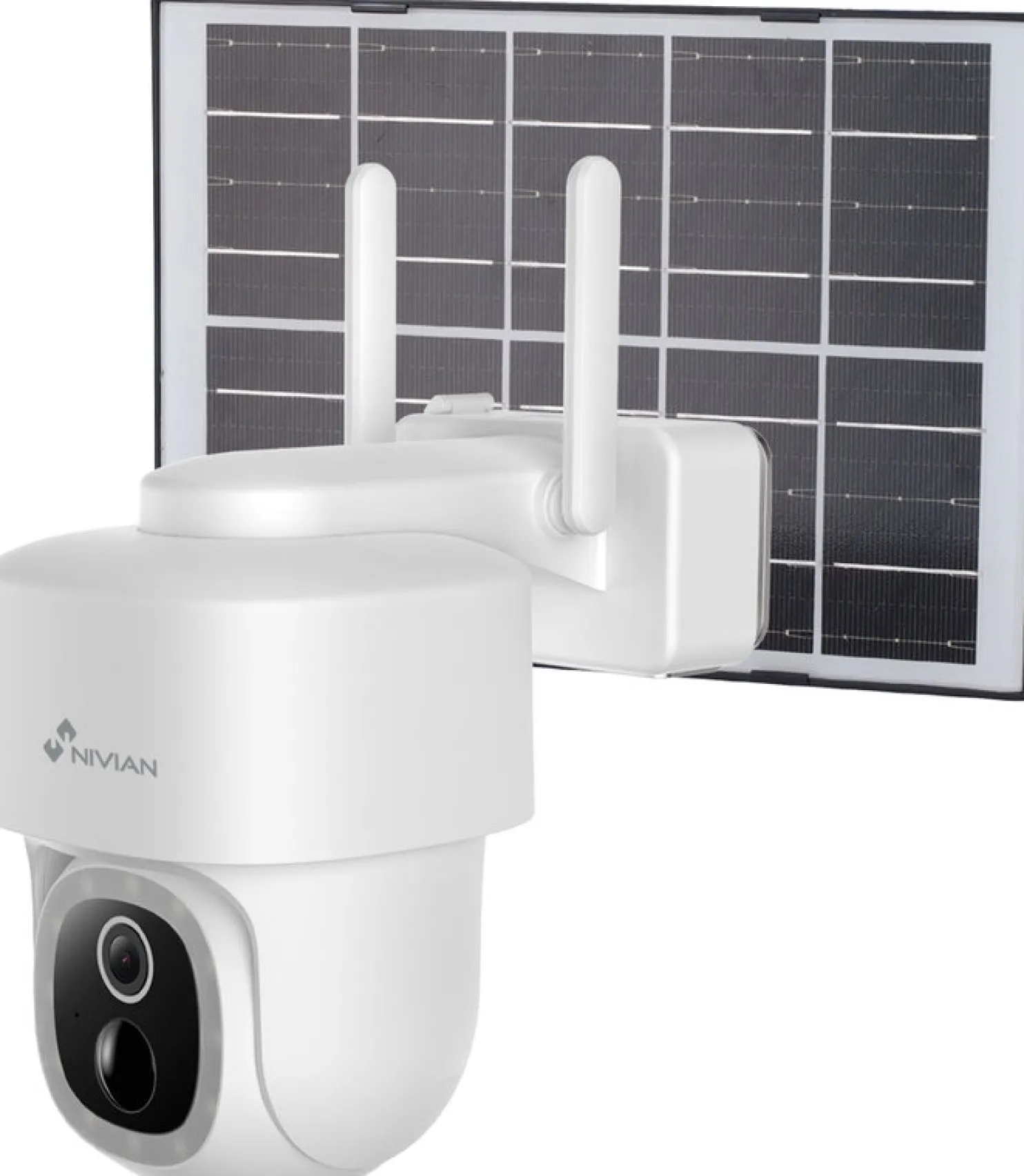 Dome-valvontakamera Celotron Nivian Tuya Smart, akulla ja aurinkokennolla