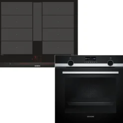Erillisuuni ja induktioliesitaso Siemens HB579GBR3 EX675LYV1E, teräs