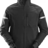 Fleecetakki Snickers Workwear AllroundWork 8005 musta