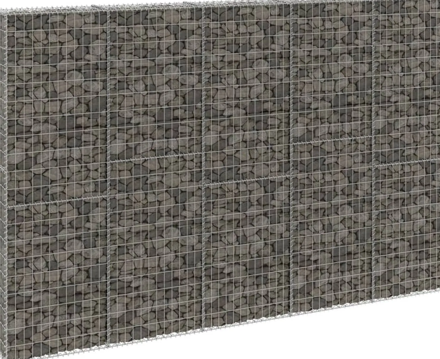 Gabion-kivikori kansilla galvanoitu teräs 300x30x200 cm