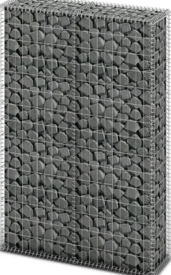 Gabion/kivikori kansilla galvanoitu vaijeri 150x100x30cm