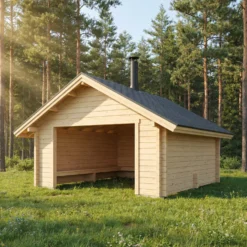 Grillikatos LP Garden G-L, 16m², harjakatto