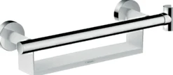 Hansgrohe Unica tartuntakahva Comfort säilytyshyllyllä ja suihkun pidikkeellä, kromi