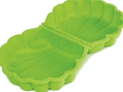 Hiekkalaatikko Paradiso Toys simpukkamalli muovi vihreä