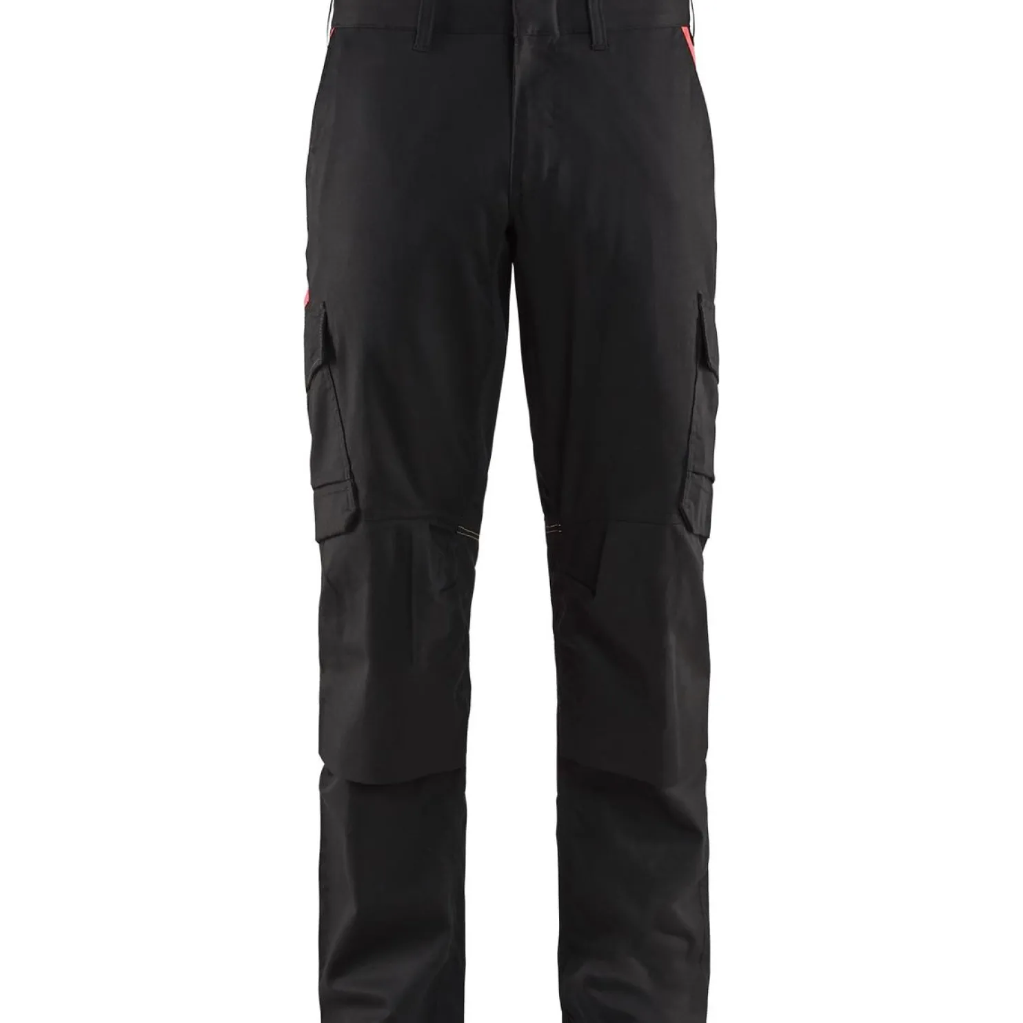 Housut Blåkläder 1448 Stretch musta/punainen