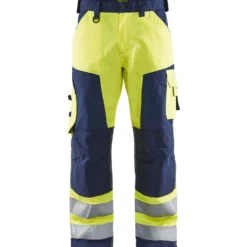 Huomiohousut Blåkläder 1566 Highvis huomiokeltainen/sininen