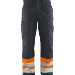Huomiohousut Blåkläder 1564 Highvis huomio-oranssi/harmaa