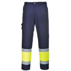 Huomiohousut Portwest E049 Combat keltainen/sininen