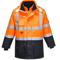 Huomiotakki Portwest S426 300D Traffic 7-in-1 oranssi/sininen