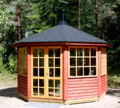 Huvimaja Jalotakka Satulinna 8-kulmainen (9,5m²)