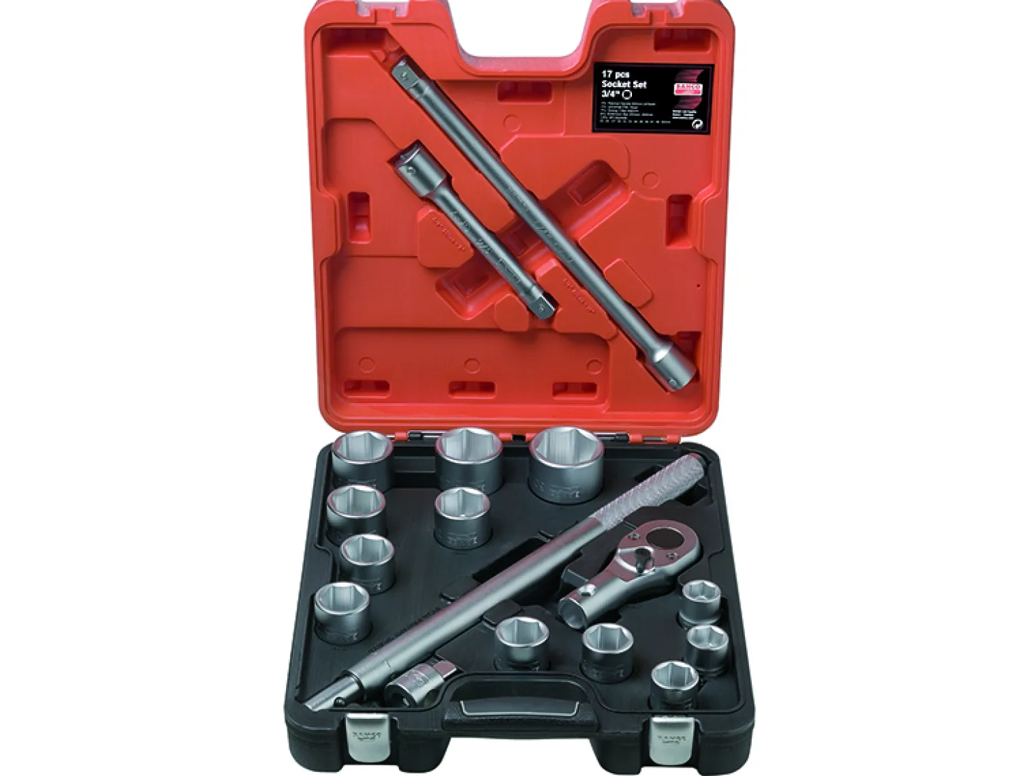 Hylsysarja Bahco 3/4" 22–50mm 17kpl