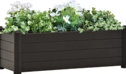 Istutuslaatikko pp antrasiitti 100x43x35 cm