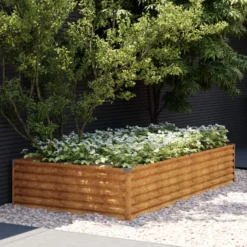 Istutuslaatikko 195x100x36 cm corten-teräs