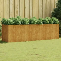 Istutuslaatikko 280x80x80 cm corten-teräs