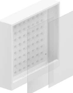 Jakotukkikaappi Uponor Aqua Plus RS B 550x500x108 mm