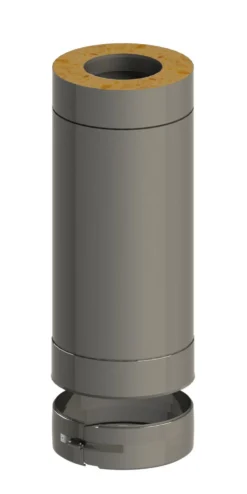 Jeremias 500 mm hormin jatko-osa Ø150 mm piippuun, musta