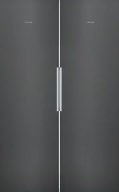 Jääkaappi ja pakastin Siemens KS36VVXDP GS36NVXEV iQ300, 120cm, 346/242 l, musta teräs