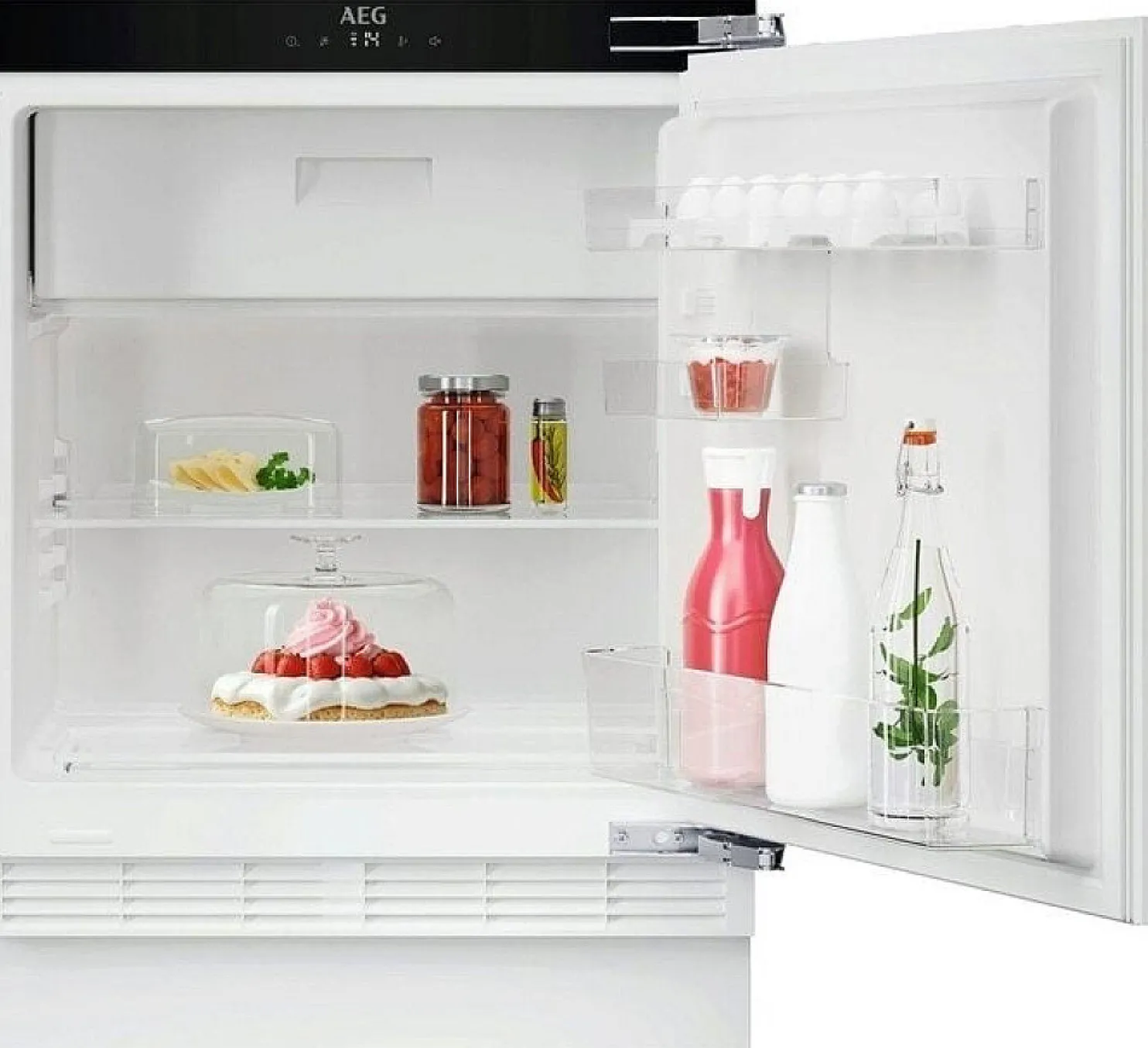 Jääkaappi pakastelokerolla AEG OSF3S821EF, integroitava