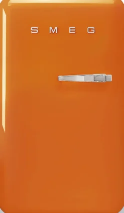 Jääkaappi pakastelokerolla Smeg FAB10LOR6, 54.5cm, 105/17 l, oranssi