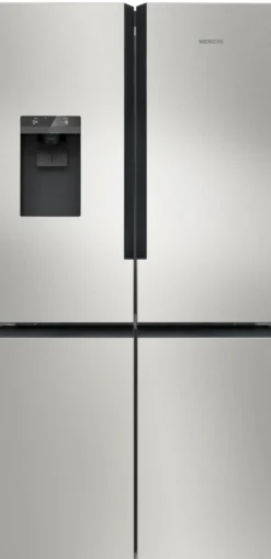Jääkaappipakastin French Door Siemens iQ500 KF96IAPEA 90.5, 375/199 l, vesiautomaatti, jääpalakone, teräs