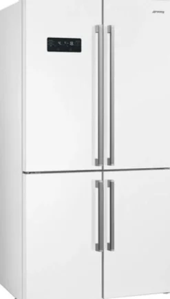 Jääkaappipakastin Smeg FQ60BDE French Door 91cm, 376/196 l, valkoinen